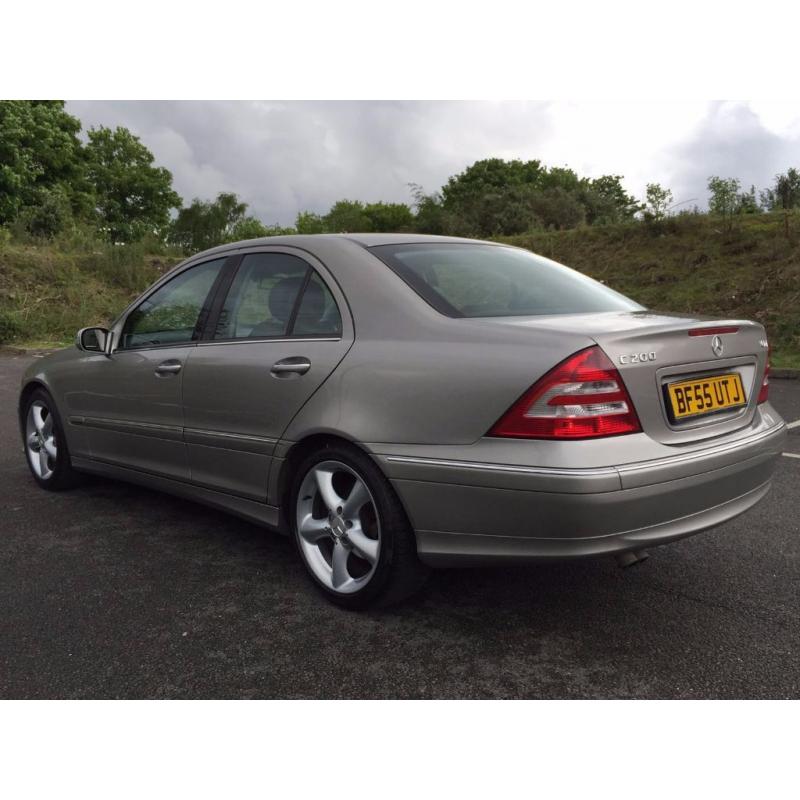 MERCEDES C200 CDI SPORT AUTO DIESEL. 2005 55 REG FACELIFT