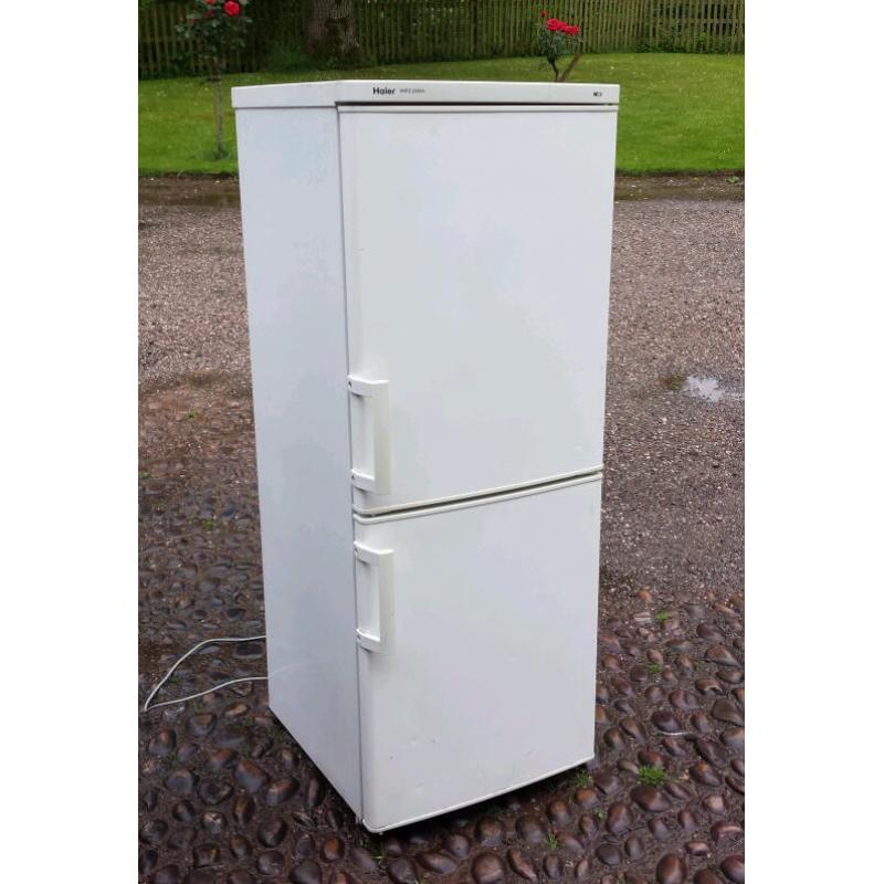 VERY NICE HAIER WHITE FRIDGE FREEZER - GOOD WORKING CONDITION