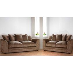 Brand New Jumbo Cord 3+2 Sofa Quality