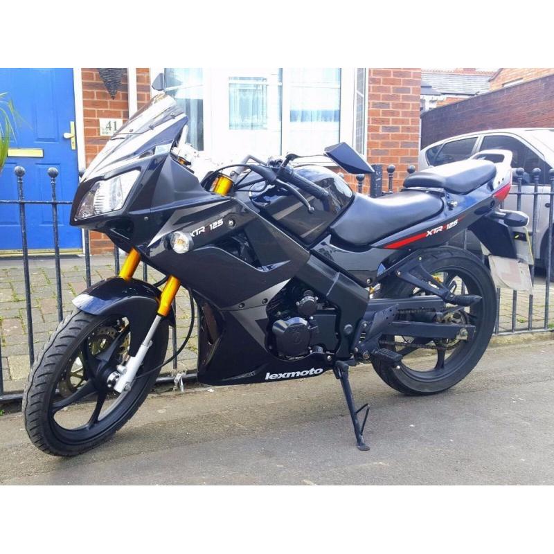 Lexmoto XTR 125 very low mileage learner legal 64 reg