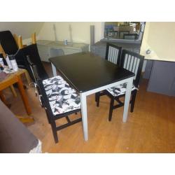 Shabby Chic Table and 4 Chairs