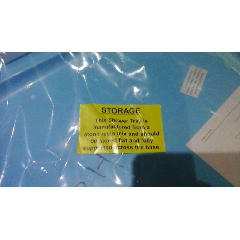 Twyford right hand shower tray 1000 x 800 still in original packaging