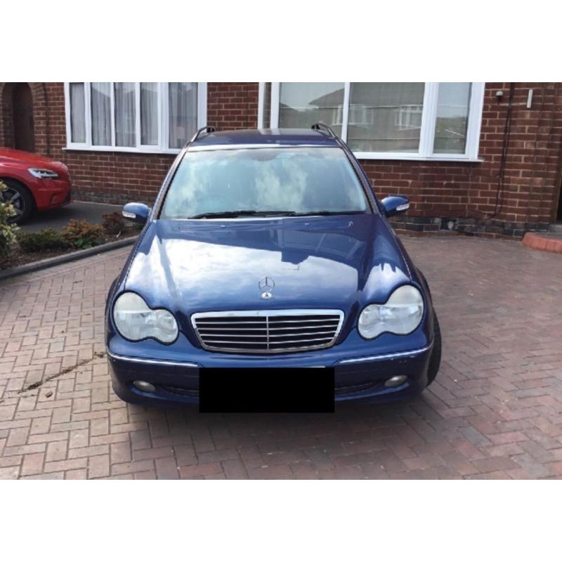 Reduced Mercedes c200 avantgarde kompressor estate 1 year mot 59071 miles 53 plate