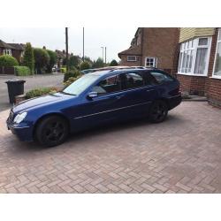 Reduced Mercedes c200 avantgarde kompressor estate 1 year mot 59071 miles 53 plate