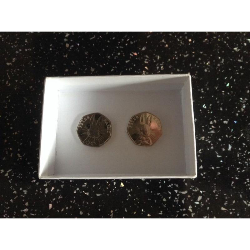 Beatrix potter 50p coins for sale