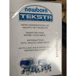 Teksta newborn puppy