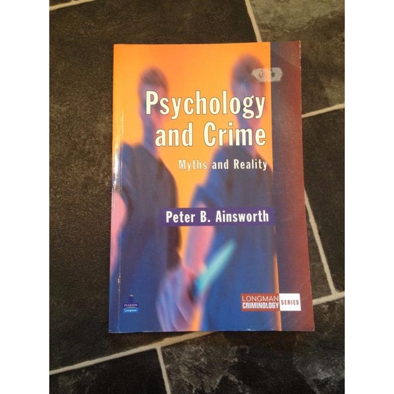 Psychology & Crime.