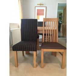 Oak Extending Table and 6 Chairs