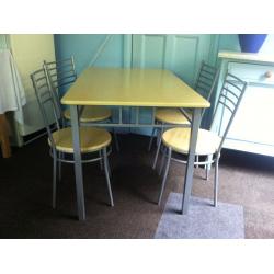 Dining Table and 4 Chairs