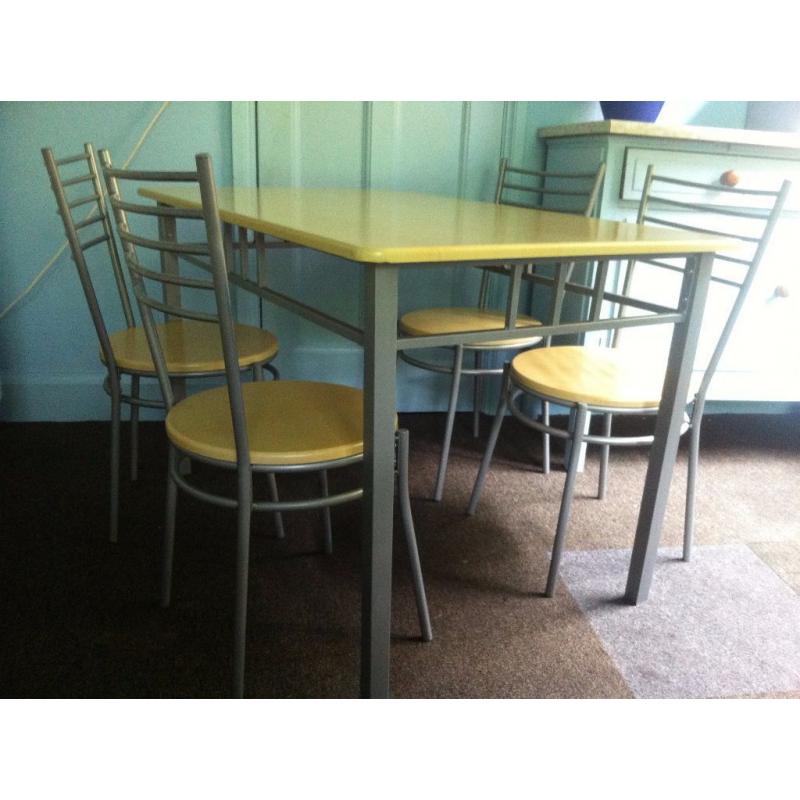 Dining Table and 4 Chairs