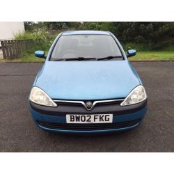 VAUXHALL CORSA 1.2 COMFORT 5 DOOR METALLIC BLUE, MOT LOW MILES