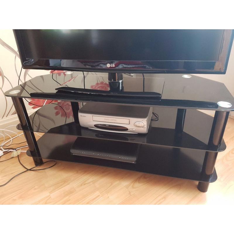 Glass TV Stand Excellent Condition