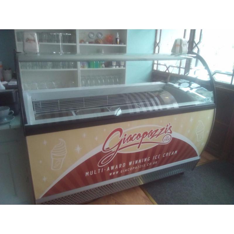 Commercial Scooping Ice Cream Cabinet