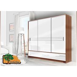 Brand New Sliding Door Wardrobe AMSTERDAM 250cm / 98in WHITE, delivery available