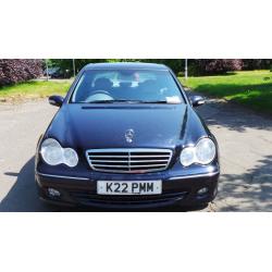 2005 55 MERCEDES C220 CDI AVANTGARDE SE BLACK MOT 05/17(CHEAPER PART WELCOME)