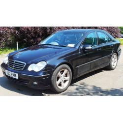 2005 55 MERCEDES C220 CDI AVANTGARDE SE BLACK MOT 05/17(CHEAPER PART WELCOME)