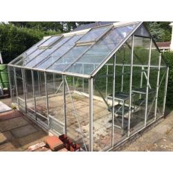 Aluminium Greenhouse 2.5m x 3.75m.