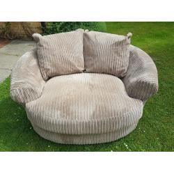 Harveys Cuddle chair/love chair/cushion back