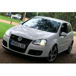 ** STUNNING ** GOLF GTI CANDY WHITE MILLTEK XENONS HEATED LEATHER DSG FVWSH