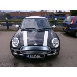 2002 MINI HATCH 1.6 COOPER 3DOOR FULL SERVICE HISTORY, VERY CLEAN CAR, DRIVES LIKE NEW, HPI CLEAR