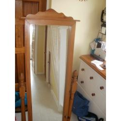 Pine Mirror Free Standing