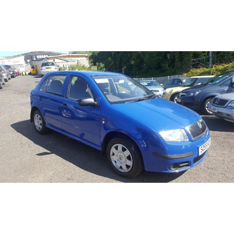 Skoda Fabia 1.2 HTP 12v Classic ++MOT DEC 16++ 11 STAMPS++IDEAL FIRST CAR++3 MONTH WARRANTY INC