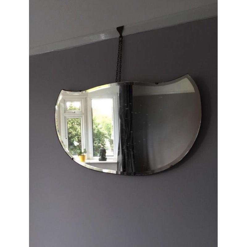 1950s wall mirror