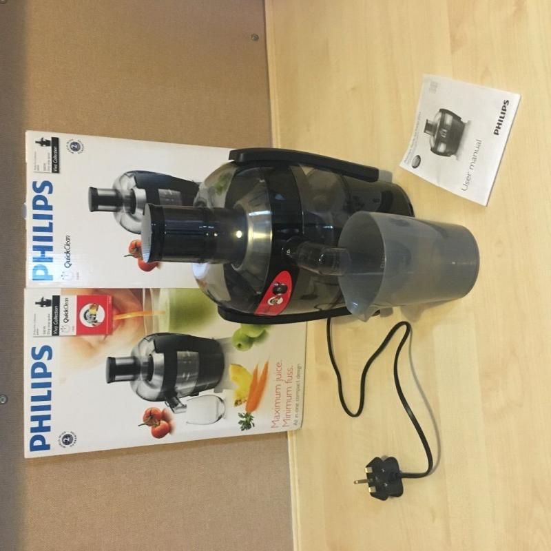 Philips fruit and vegetable juicer in box viva collection 500w easy clean for sale