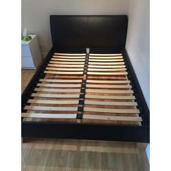 Faux Leather Double Bed Frame