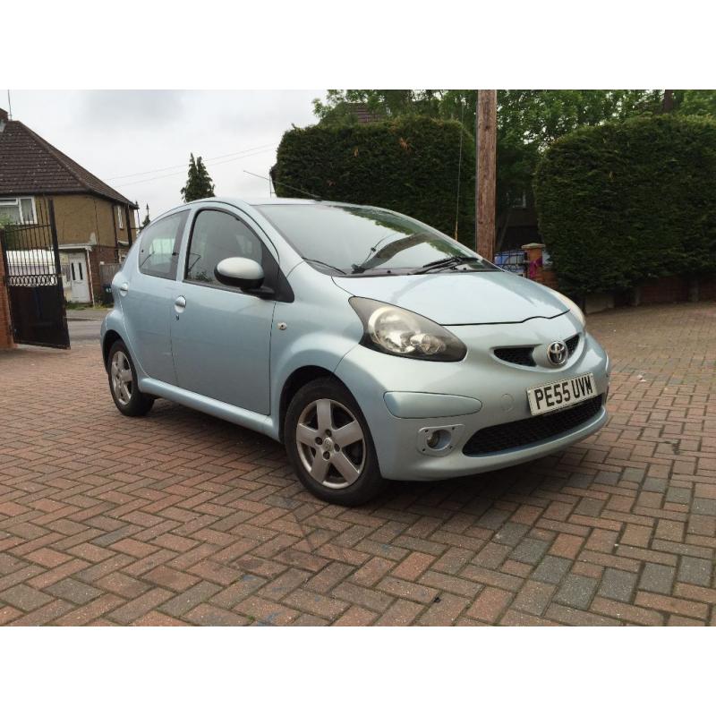 Toyota Aygo 1.0 Sport VVTI (2005/55 Reg) - 5 Door - Sky Blue - 84k - FSH -