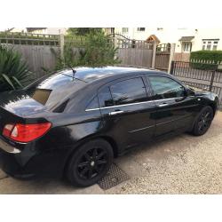 2008 CHRYSLER SEBRING LIMITED 140 BLACK 12 months mot