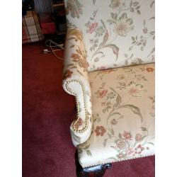 Antique Reproduction two seater sette