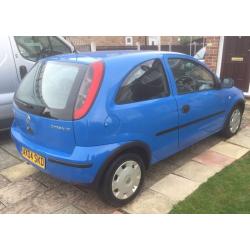 2004 " VAUXHALL CORSA 1.2 life 16v BLUE 3 DOOR