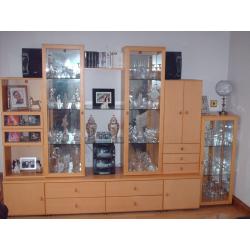 Beech Effect Wall Unit