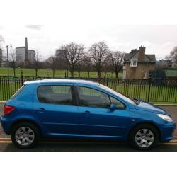 **STUNNING** PEUGEOT 307 LX 1.4CC (06 PLATE) 5 DRS HATCHBACK IN EXCELLENT CONDITION.