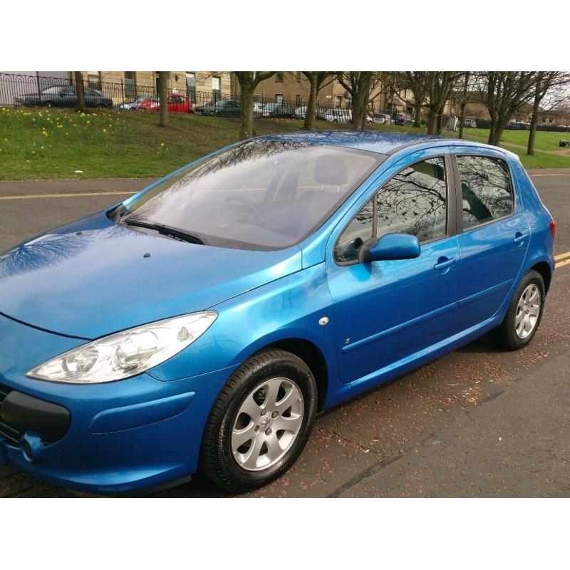 **STUNNING** PEUGEOT 307 LX 1.4CC (06 PLATE) 5 DRS HATCHBACK IN EXCELLENT CONDITION.