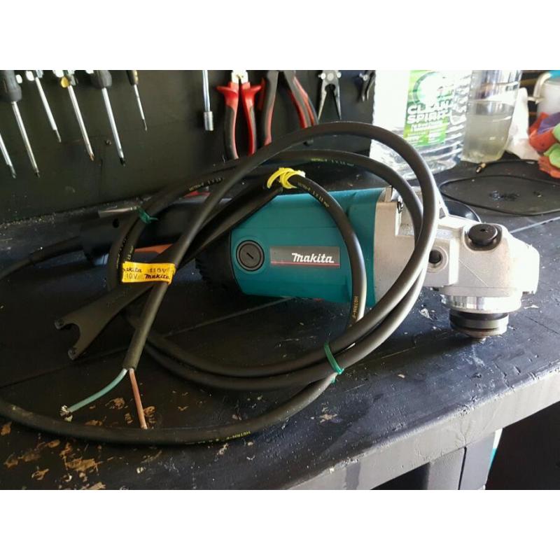 Makita 110v grinder 9"