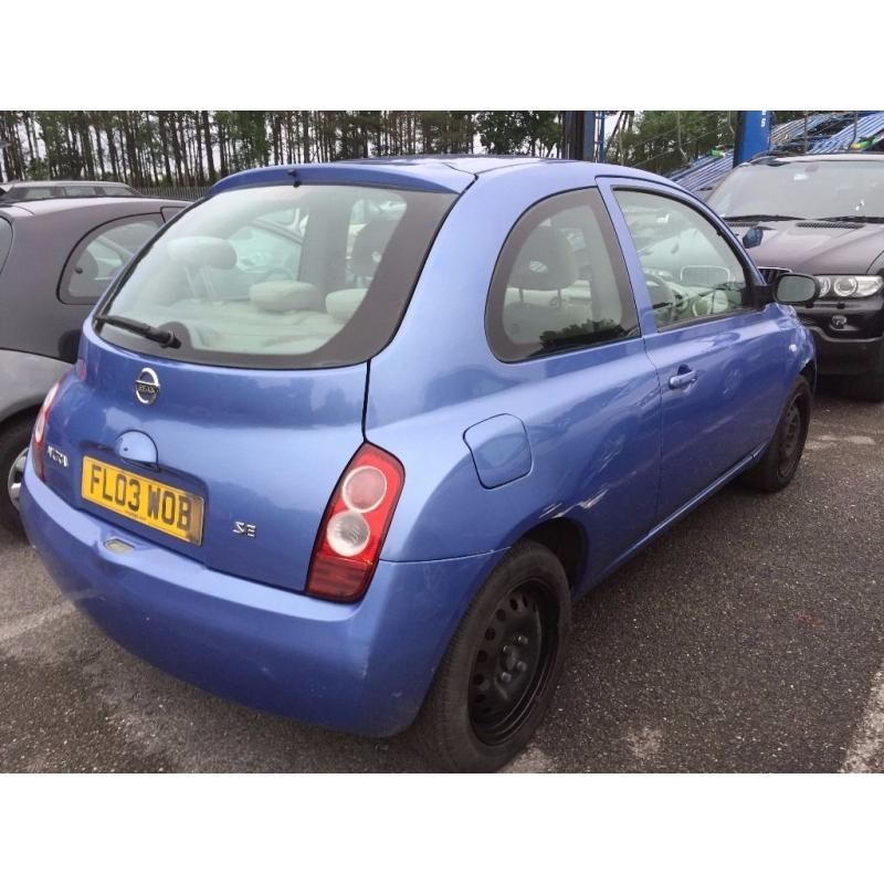 2003 NISSAN MICRA PETROL MANUAL GOOD DRIVE CHEAP CAR KEYLESS ENTRY NOT ALMERA PRIMERA YARIS KA