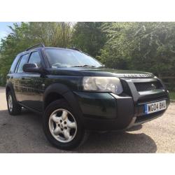 Land Rover freelander face lift auto diesel racing green beige leather