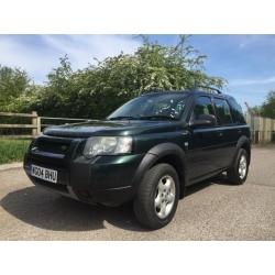 Land Rover freelander face lift auto diesel racing green beige leather