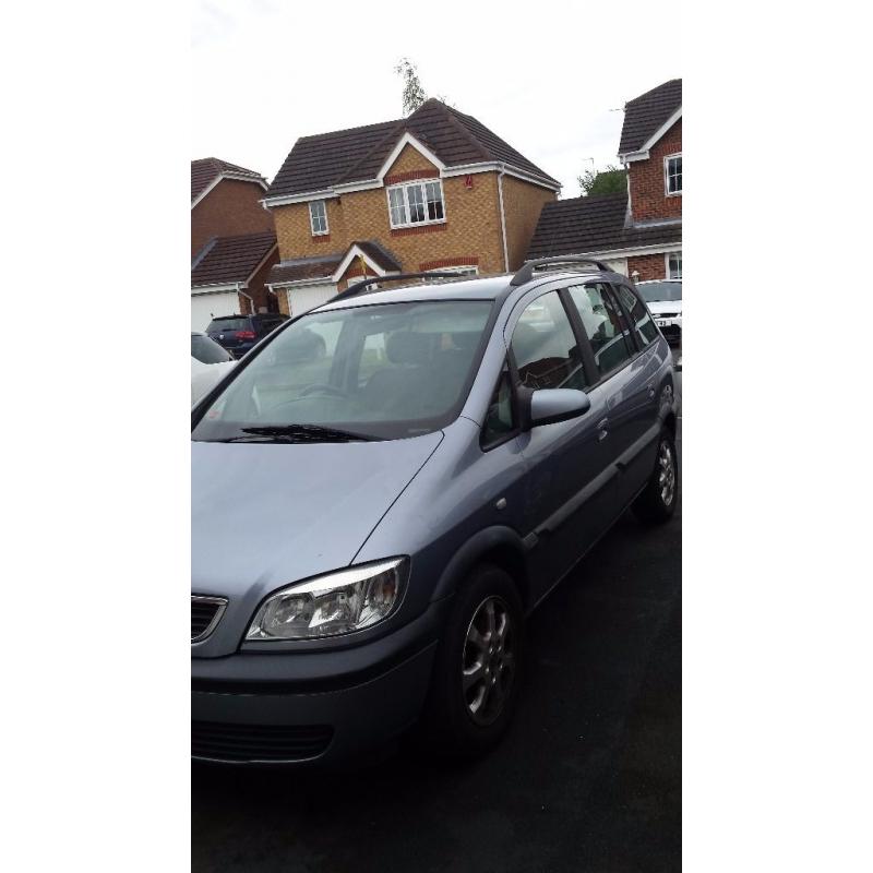 Vauxhall Zafira 2003 Silver