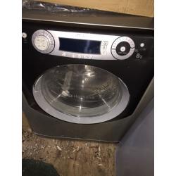 8kg Hotpoint Aqualtis super silent washing machine 1600 spin. In good condition