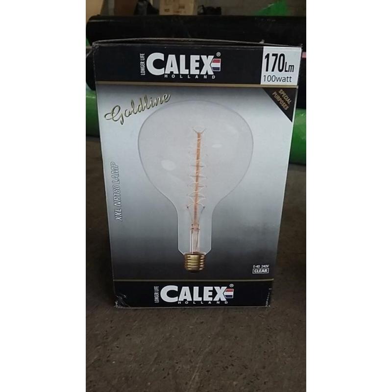 Calex 100W E40 XXL Decorative Filament Light Bulb (Gold/Clear) UNUSED