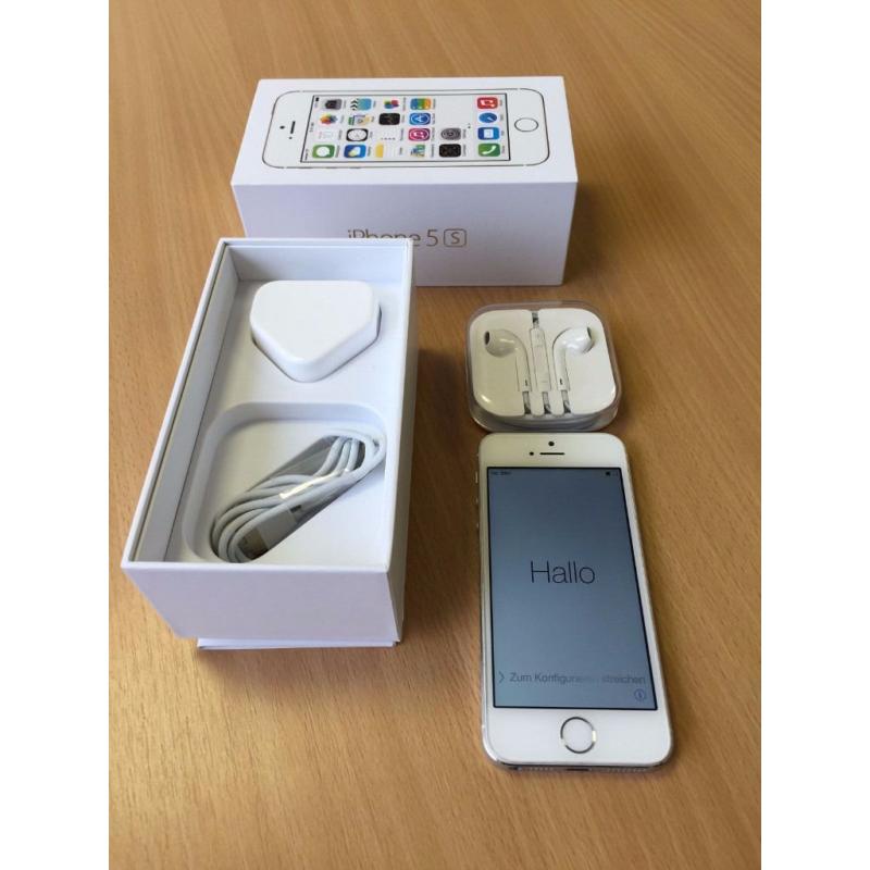 BRAND NEW Condition Apple iPhone 5S 16GB Unlocked Any Network In Box With Brand New Extras