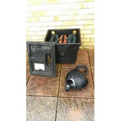 Pond pump and filter