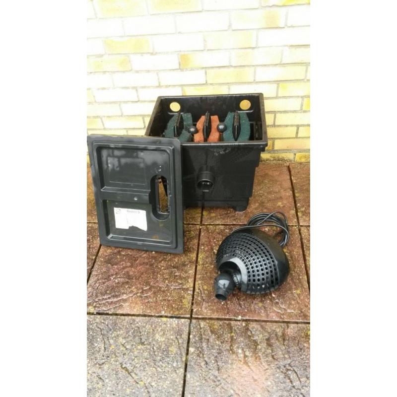 Pond pump and filter