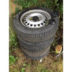 Ford connect steel wheels