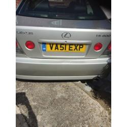 Lexus is200 12 months mot