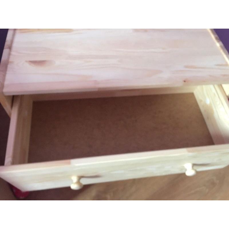 Pine 3 Drawer Solid Wood Chest