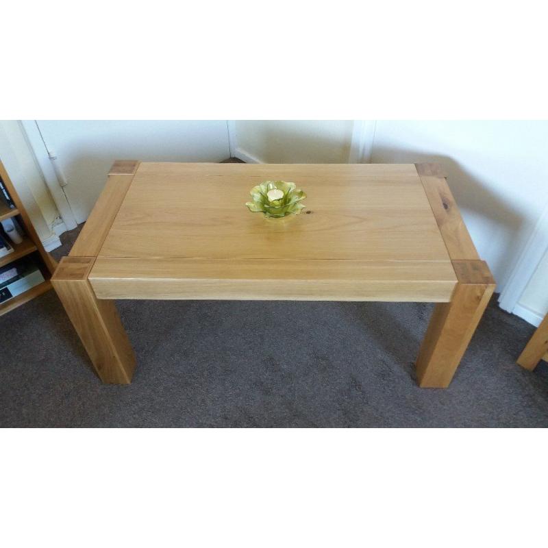 DFS Solid Oak Coffee Table